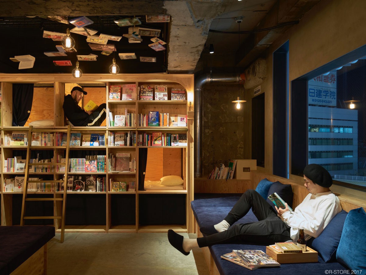 BOOK AND BED TOKYO ikebukuro (Closed down on 2021) → Now operating in Shinjuku_1